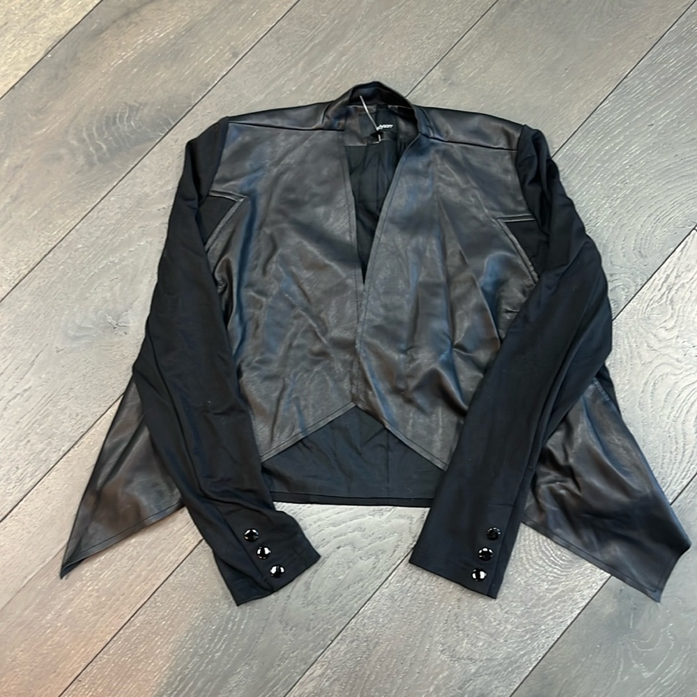 EDYSON FAUX LEATHER JACKET SIZE M